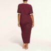SOFT LOUNGE RINGER T-SHIRT LONG DRESS