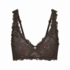 STRETCH LACE UNLINED FULL COVERAGE BRA STRETCH LACE UNLINED FULL COVERAGE BRA