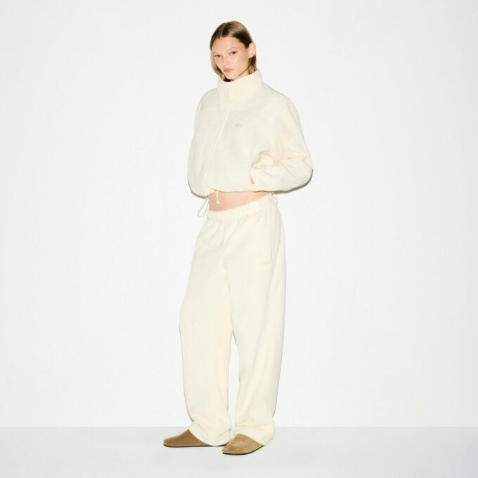 TEDDY BOXY ZIP UP JACKET