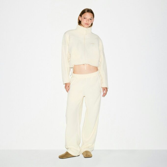 TEDDY BOXY ZIP UP JACKET