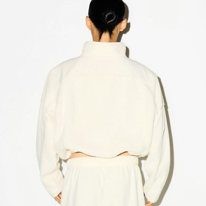 TEDDY BOXY ZIP UP JACKET