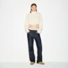 TEDDY FUNNEL NECK CROPPED JACKET