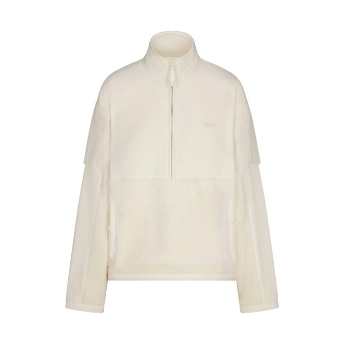 TEDDY OVERSIZED HALF ZIP UP PULLOVER TEDDY OVERSIZED HALF ZIP UP PULLOVER
