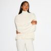 TEDDY OVERSIZED HALF ZIP UP PULLOVER TEDDY OVERSIZED HALF ZIP UP PULLOVER