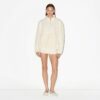 TEDDY OVERSIZED HALF ZIP UP PULLOVER TEDDY OVERSIZED HALF ZIP UP PULLOVER
