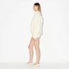 TEDDY OVERSIZED HALF ZIP UP PULLOVER TEDDY OVERSIZED HALF ZIP UP PULLOVER
