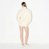 TEDDY OVERSIZED HALF ZIP UP PULLOVER TEDDY OVERSIZED HALF ZIP UP PULLOVER