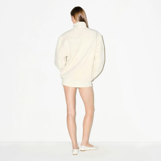 TEDDY OVERSIZED HALF ZIP UP PULLOVER TEDDY OVERSIZED HALF ZIP UP PULLOVER