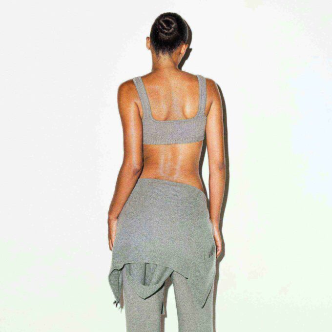 TEXTURED KNIT BRALETTE TEXTURED KNIT BRALETTE