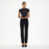 THE ESSENTIAL COLLECTION HIGH-WAISTED PINTUCK STRAIGHT LEG PANT THE ESSENTIAL COLLECTION HIGH-WAISTED PINTUCK STRAIGHT LEG PANT