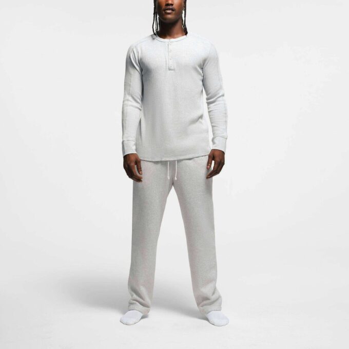 WAFFLE MENS SLIM LONG SLEEVE HENLEY WAFFLE MENS SLIM LONG SLEEVE HENLEY