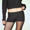 WOOL CASHMERE FOLDOVER HOT SHORT