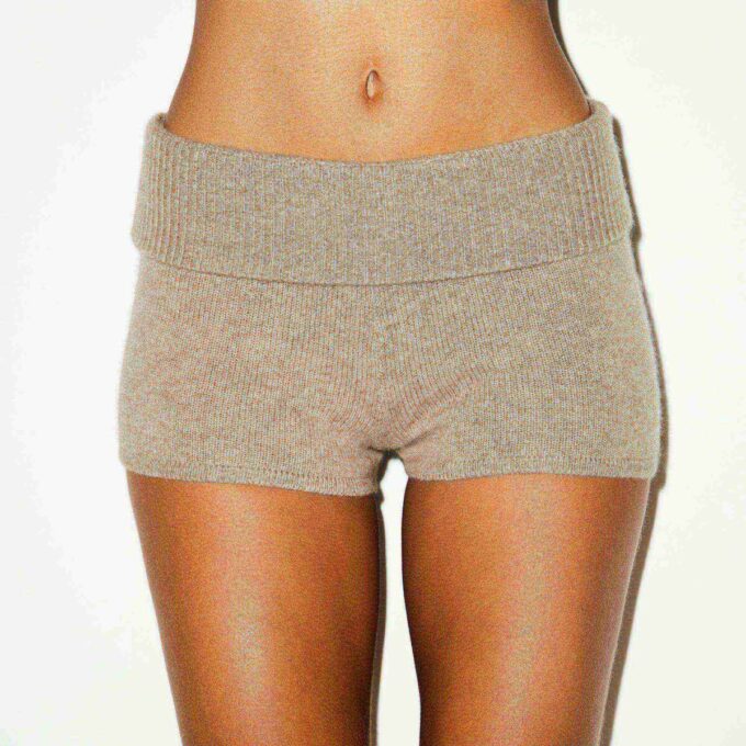 WOOL CASHMERE FOLDOVER HOT SHORT WOOL CASHMERE FOLDOVER HOT SHORT
