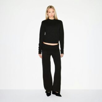 WOOL CASHMERE FOLDOVER PANT