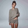 WOOL CASHMERE OVERSIZED V NECK SWEATER