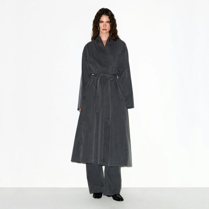 WOVEN LOUNGE LONG ROBE