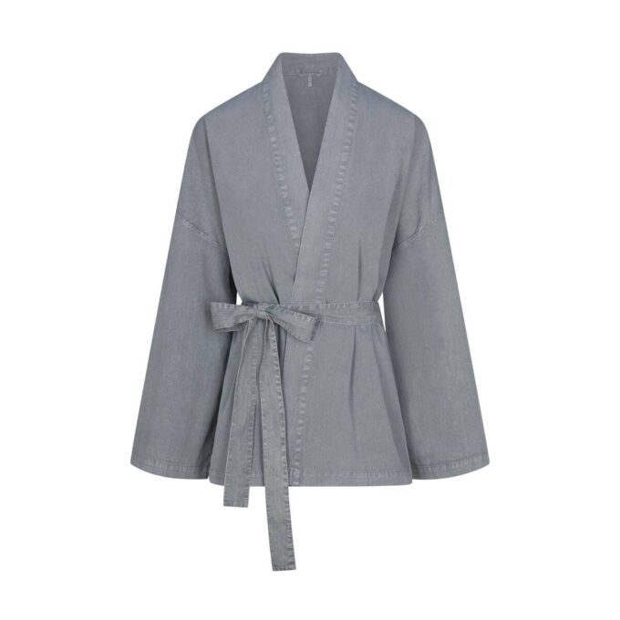 WOVEN LOUNGE OVERSIZED WRAP TOP WOVEN LOUNGE OVERSIZED WRAP TOP