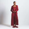 WOVEN SHINE LONG ROBE