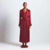 WOVEN SHINE LONG ROBE